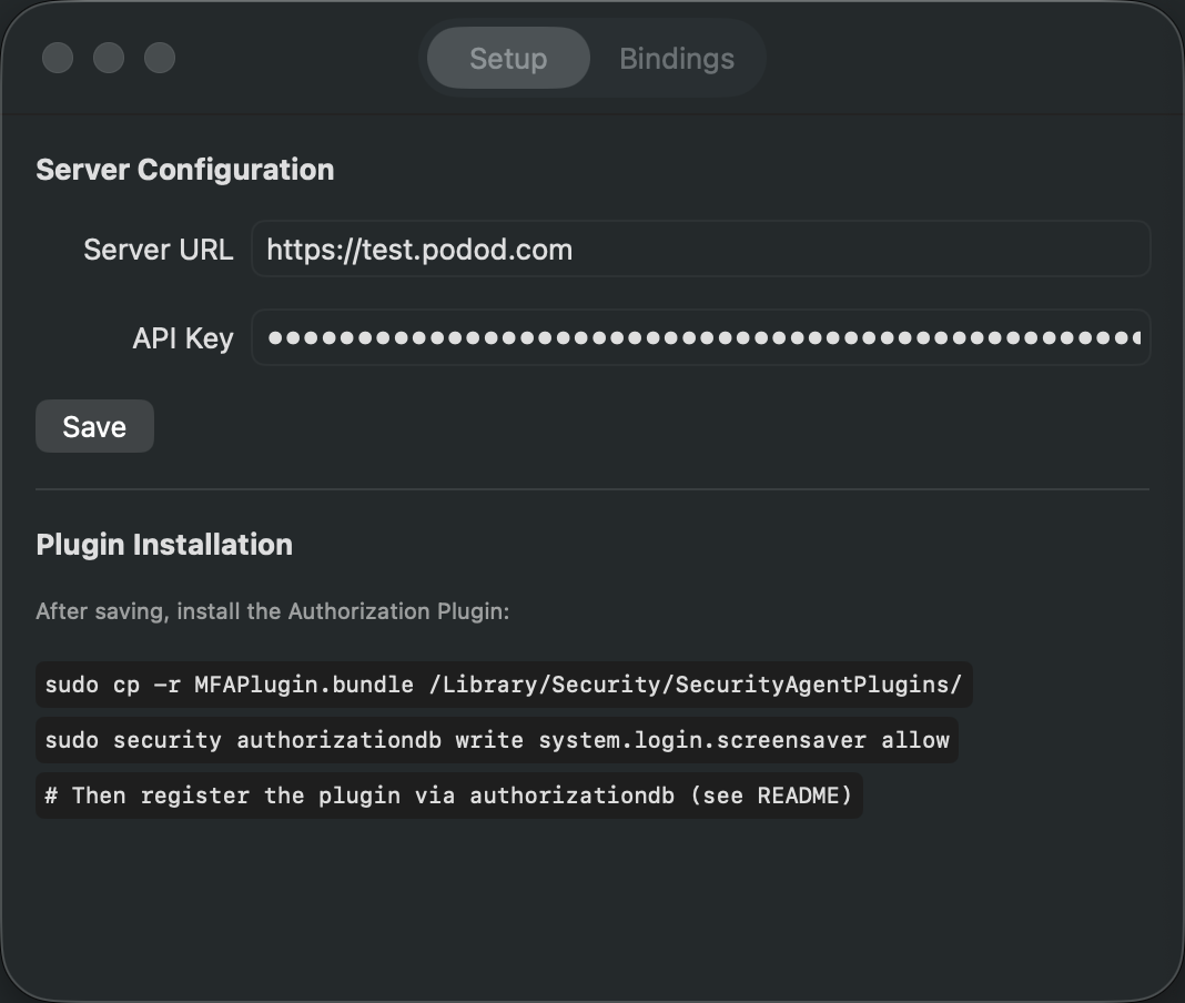 macOS MFA 登录截图 1
