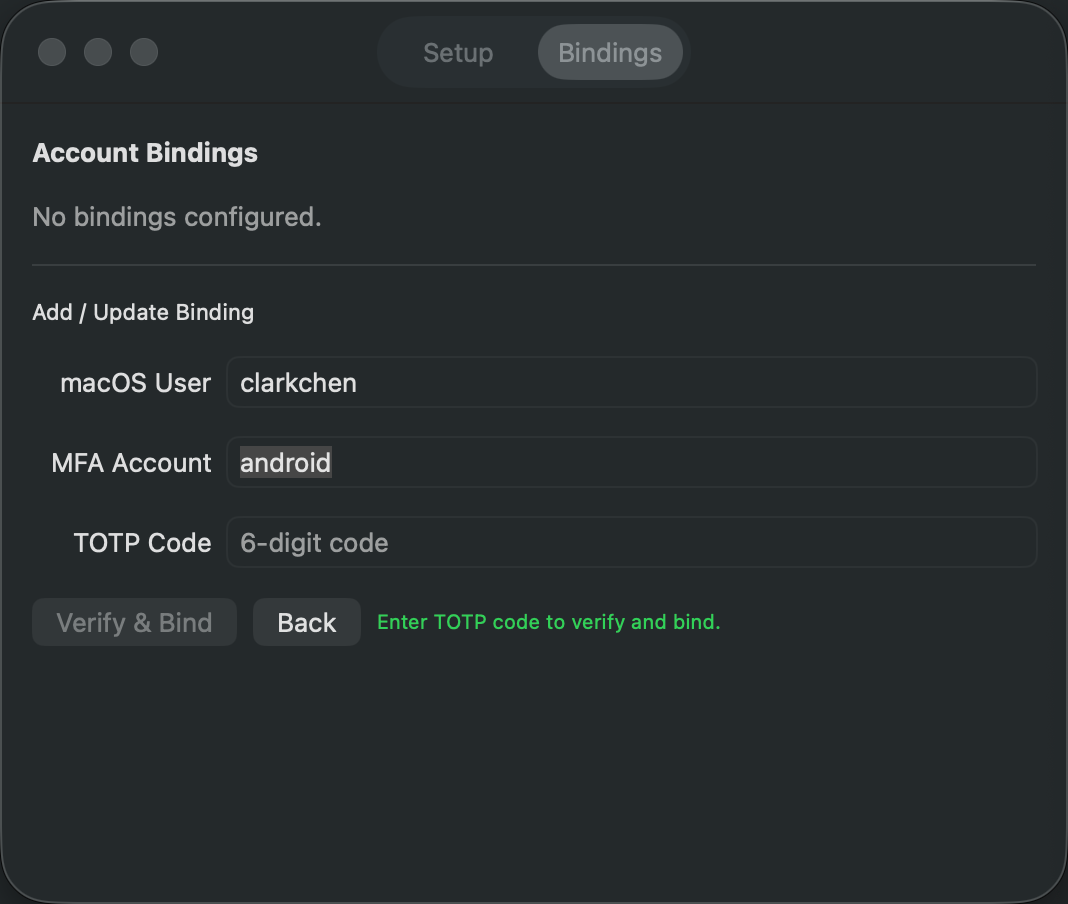 macOS MFA 登录截图 2